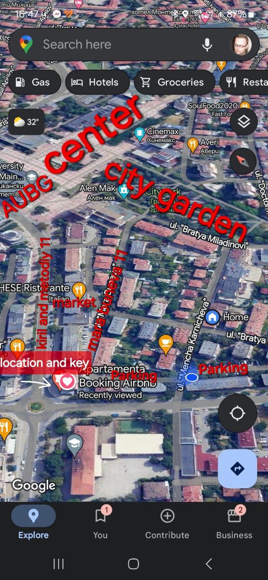 3 Rooms Apartment, Top Center, 1St Floor, Aubg, Free Parking, Pc I5 Ssd, 3 Led Tvs 200 Channels, Wifi, Terrace, Easy-Late Check-In, Stay Before Greece Blagoewgrad Exterior foto